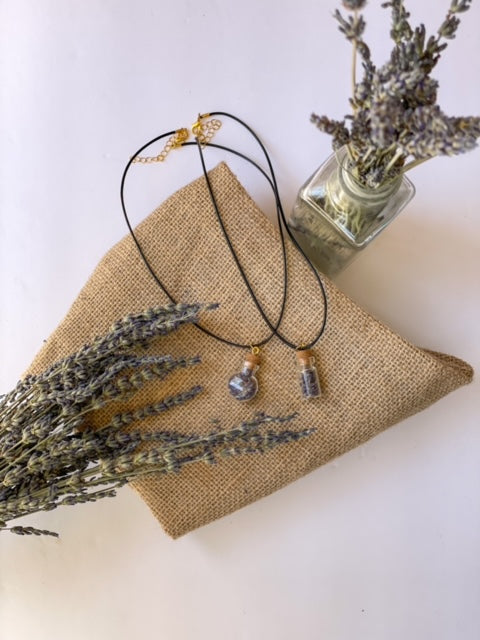 Lavender Bud Necklace